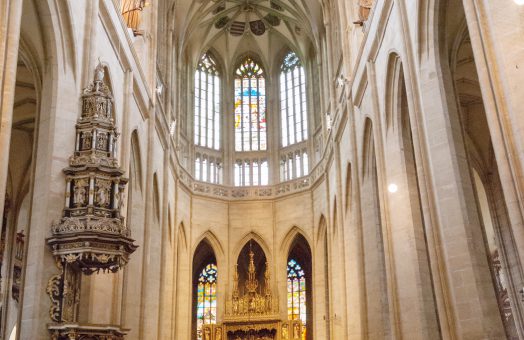 Kutna Hora, Czech Republic. Church of Saint Barbara. UNESCO World Heritage Site