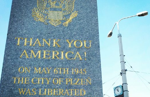 Monument "Thank you America" in Pilsen